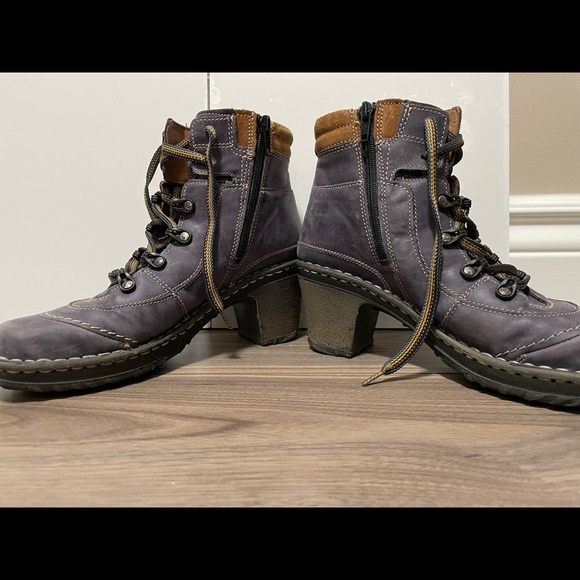 Purple Josef Sibel ankle boots - Picture 2 of 6